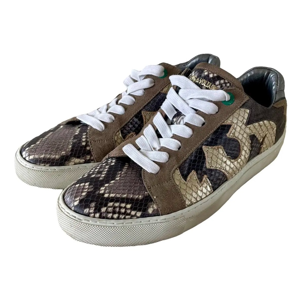 Zadig & Voltaire leather trainers size 38
